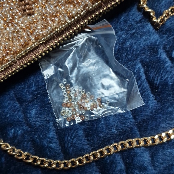 Anthropologie Espresso Martini Beaded Icon Crossbody Bag, New With Tags - Picture 3 of 17